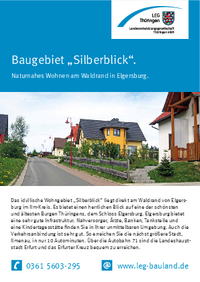 Baugebiet "Silberblick" in Elgersburg