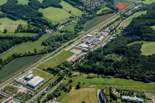 Ansicht Wutha-Farnroda, Gewerbegebiet "An der B 7"