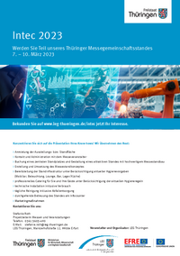 Teilnahmebedingungen Intec 2023