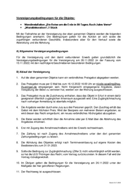 Besondere Versteigerungsbedingungen