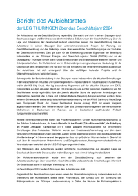 Bericht des Aufsichtsrates 2024