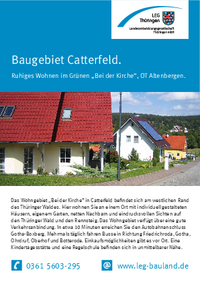 Baugebiet "Bei der Kirche" in Catterfeld, OT Altenbergen