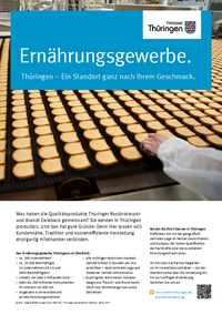 Factsheet Ernährungsgewerbe in Thüringen
