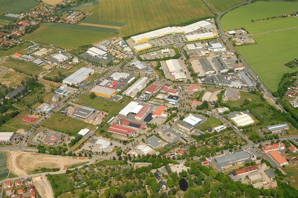 Ansicht Saalfeld/Saale (OT Beulwitz), Gewerbegebiet "Mittlerer Watzenbach"