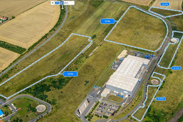 Ansicht Artern, Industriegebiet "Kyffhäuserhütte"