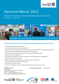 Teilnahmebedingungen Hannover Messe