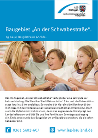 Baugebiet "An der Schwabestraße" in Apolda