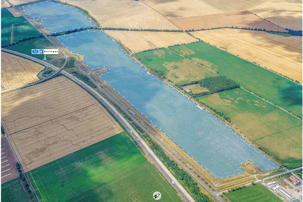 Ansicht Nordhausen  /  Stadt Heringen/Helme, Industriegebiet "Goldene Aue" Nordhausen