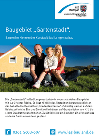 Baugebiet "Gartenstadt" in Bad Langensalza