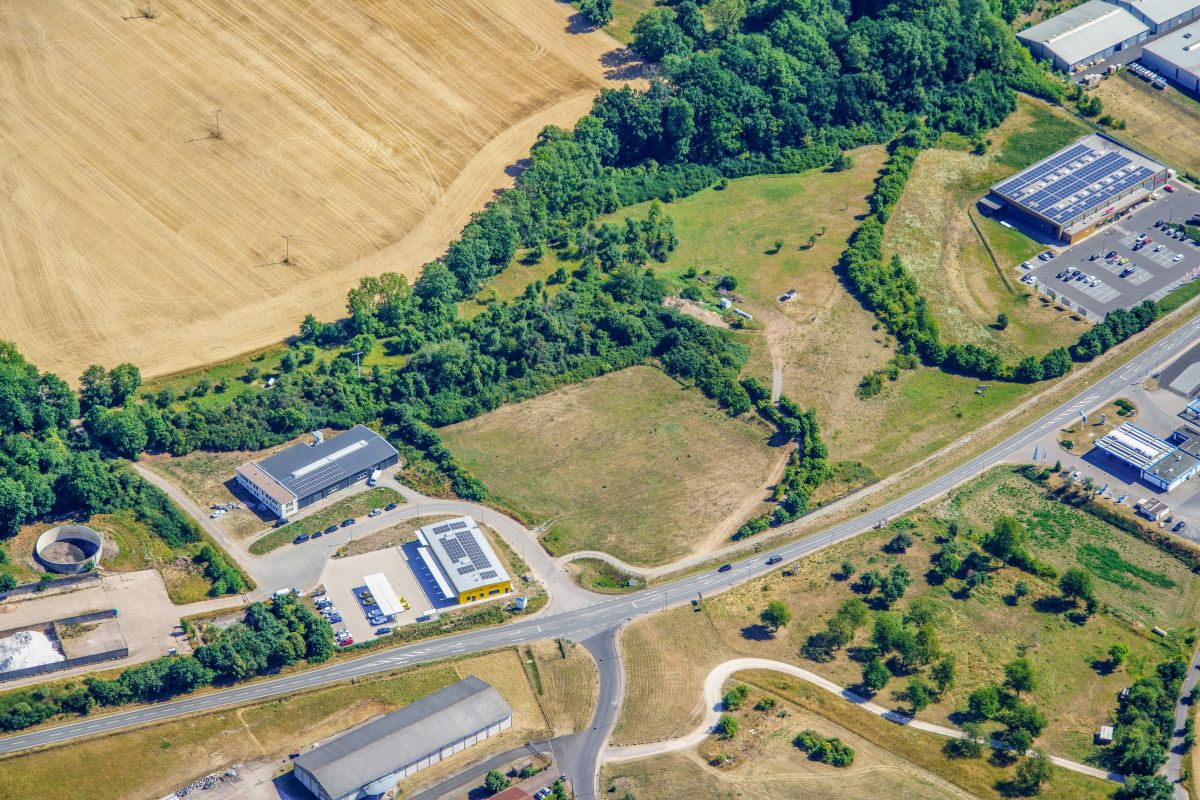 Ansicht Gewerbegebiet West