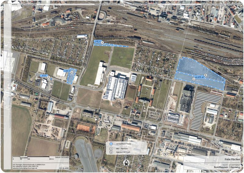 Ansicht Industrie- und Gewerbegebiet Darrweg