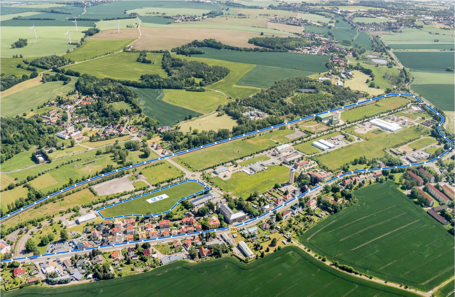 Ansicht Industrie-und Gewerbepark Rositz GE 5