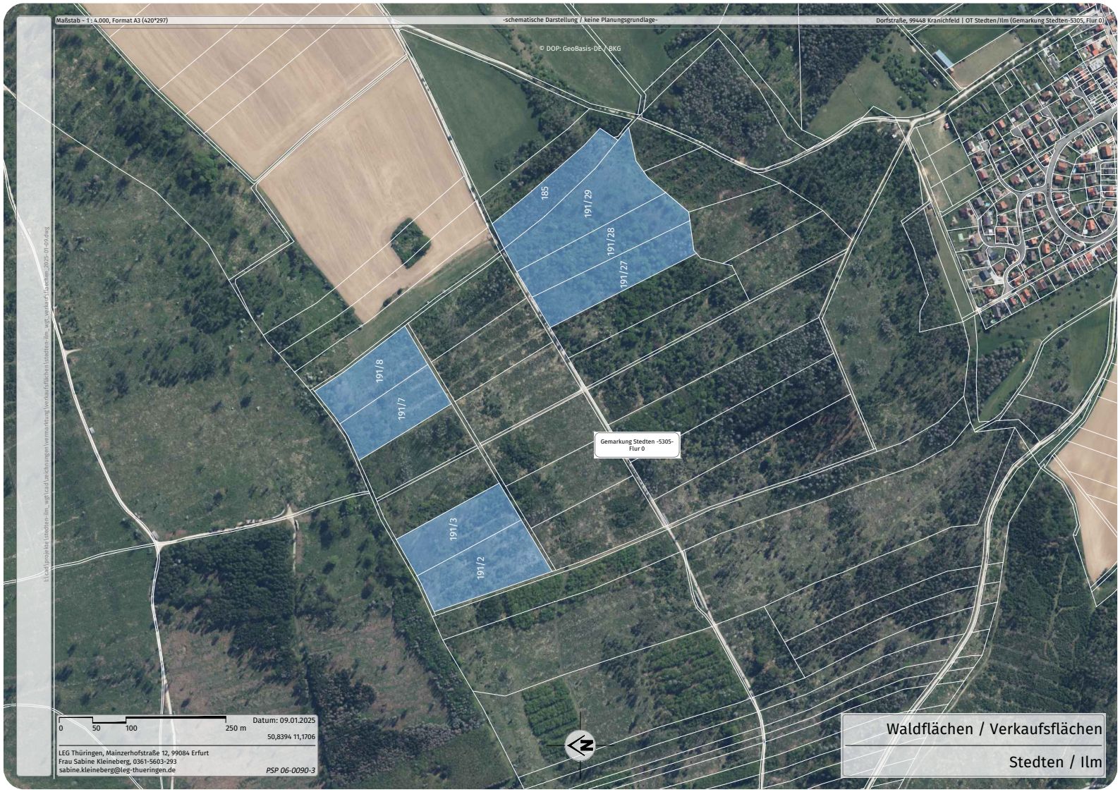Ansicht Stedten bei Kranichfeld