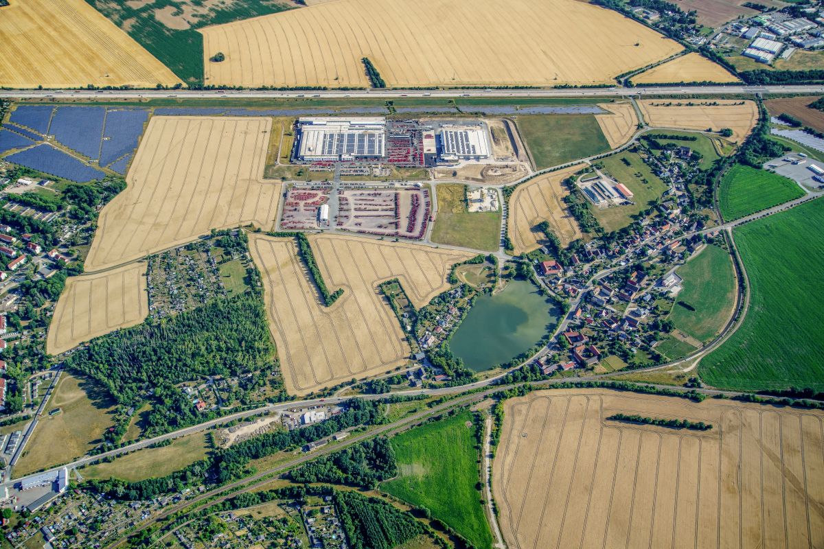 Ansicht Industriegebiet "Ronneburg Ost"