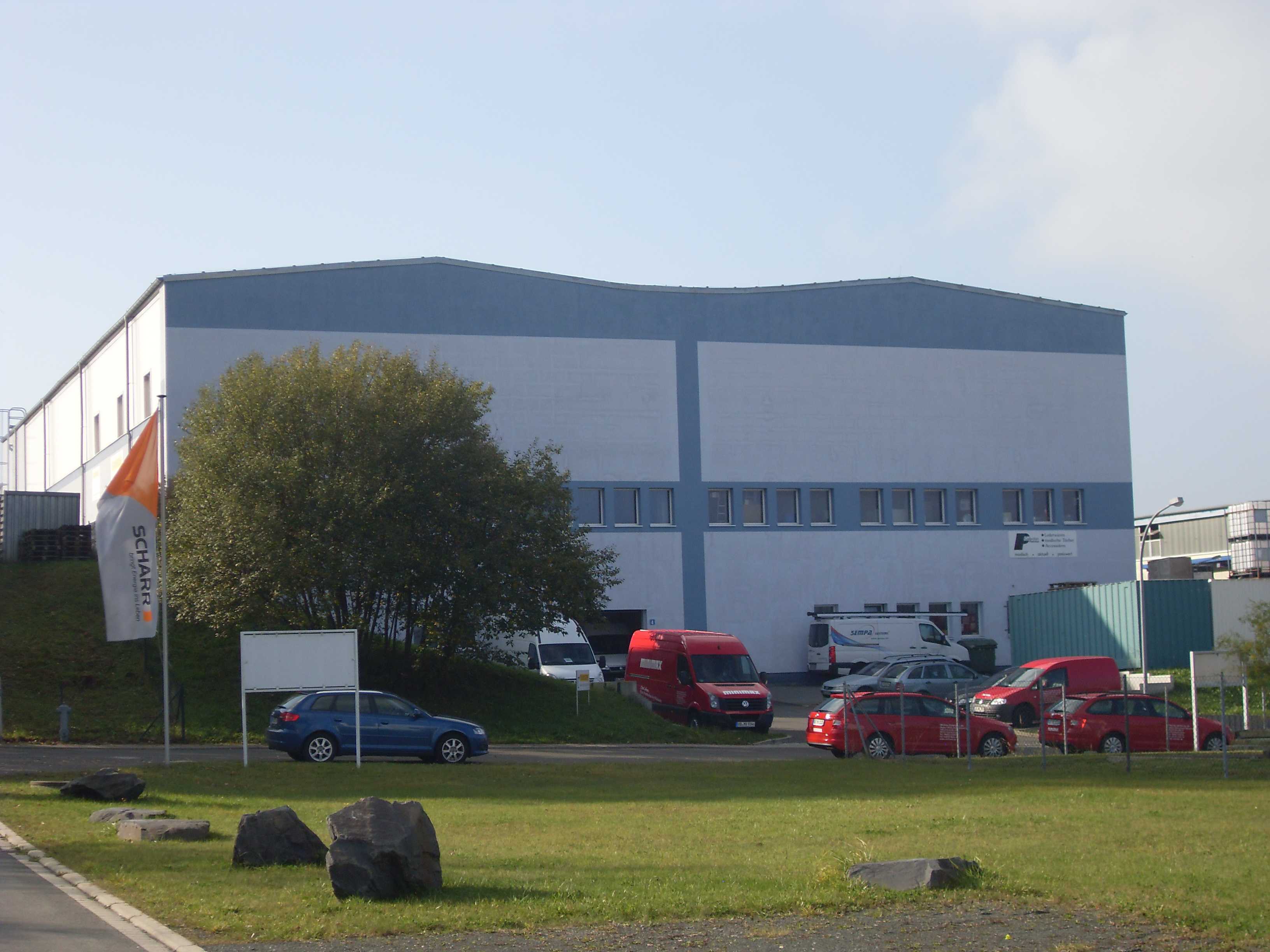 Ansicht Lagerfläche im Industriepark Tridelta Hermsdorf in zentraler Lage