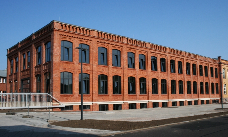 Ansicht Produktions- & Gewerbeflächen Gebäude 36 im Industrie- und Gewerbepark "Röber"