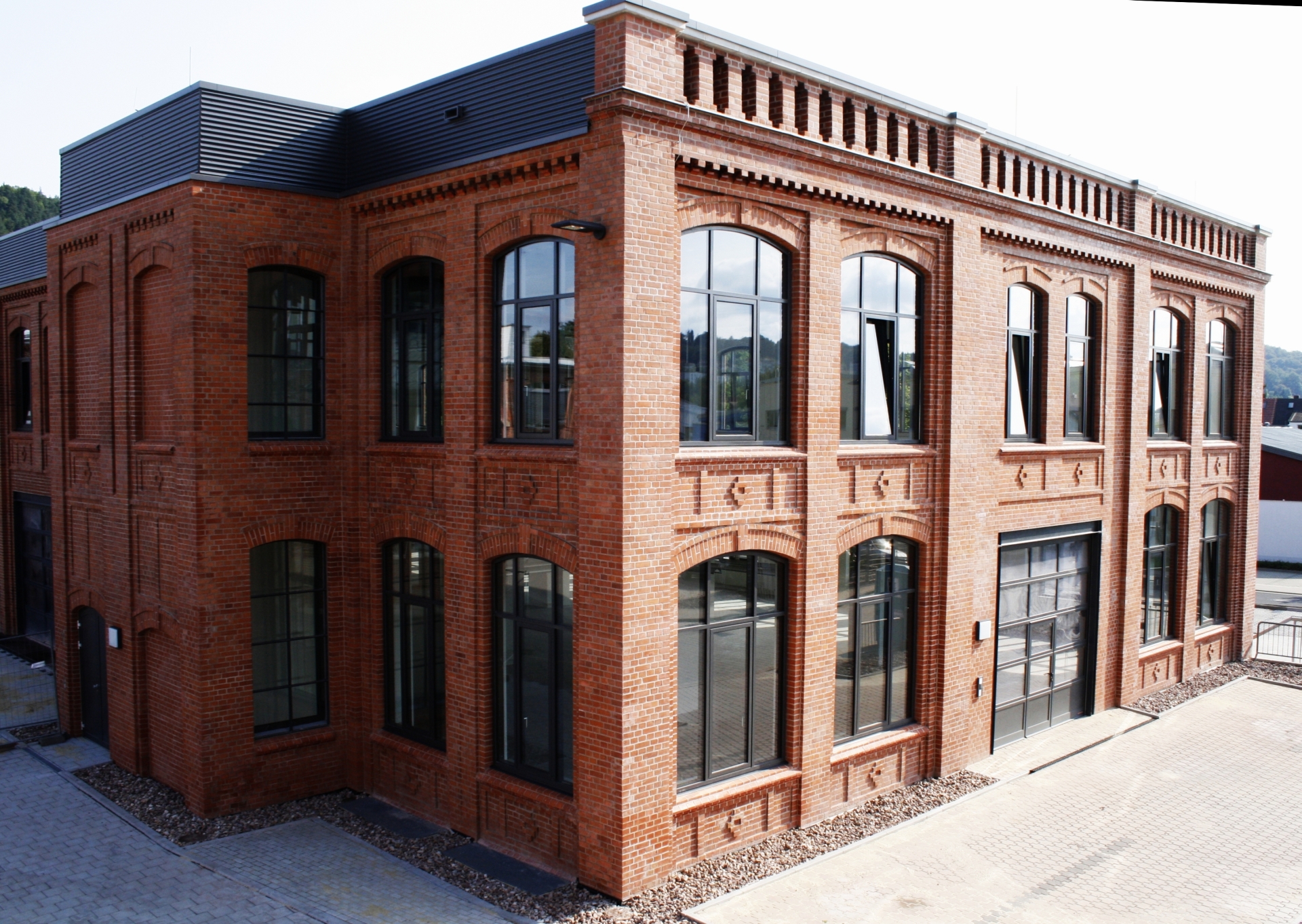 Ansicht Produktions- & Gewerbeflächen Gebäude 36 im Industrie- und Gewerbepark "Röber"