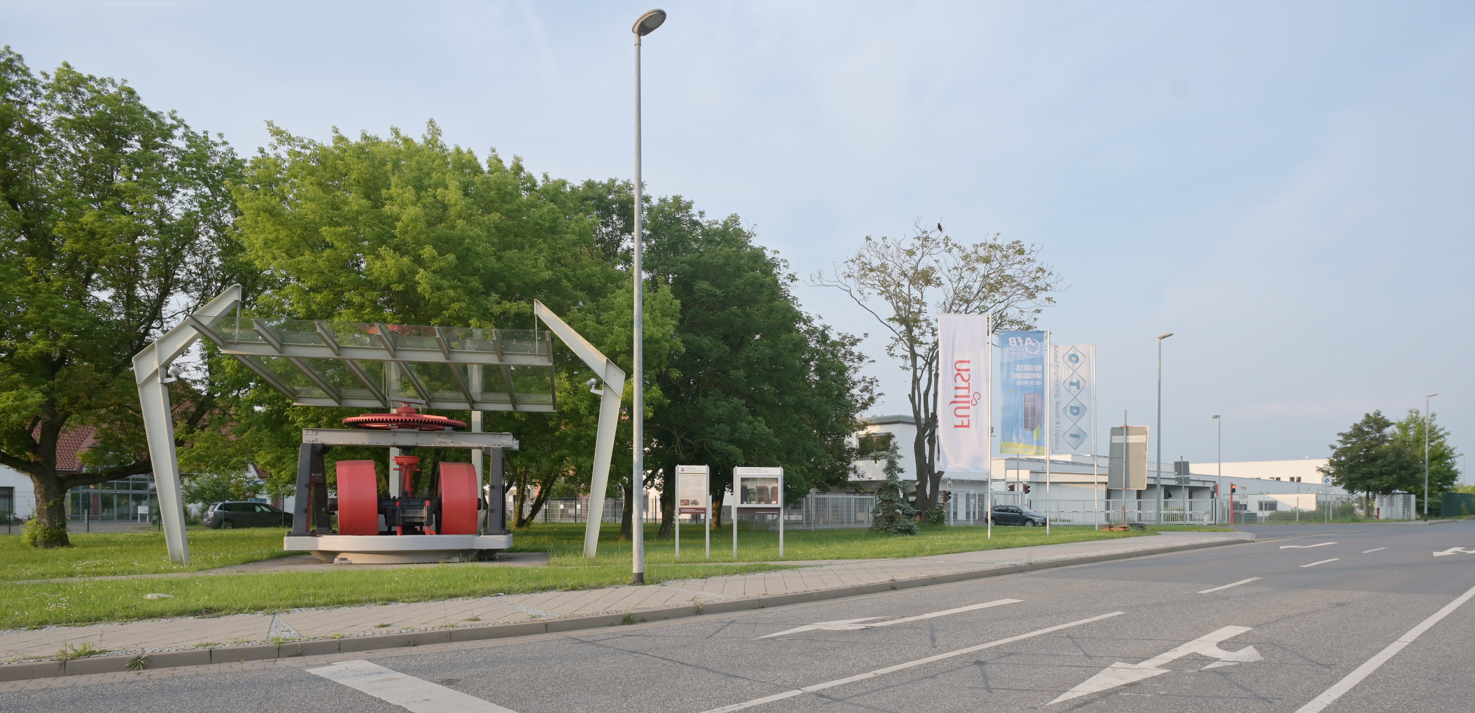 Ansicht Produktionsfläche in der "Alten Ziegelei" Sömmerda