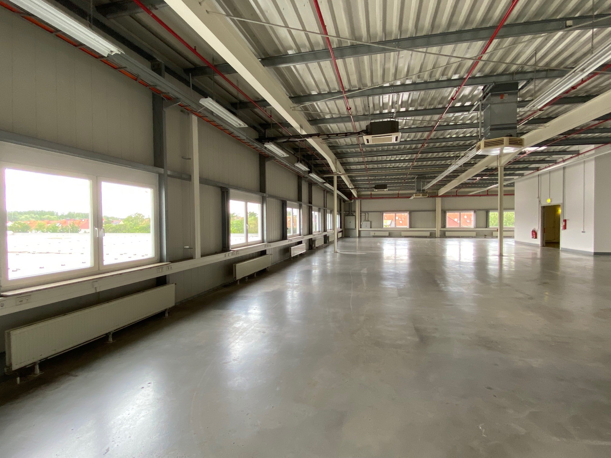 Ansicht Produktionsfläche in der "Alten Ziegelei" Sömmerda