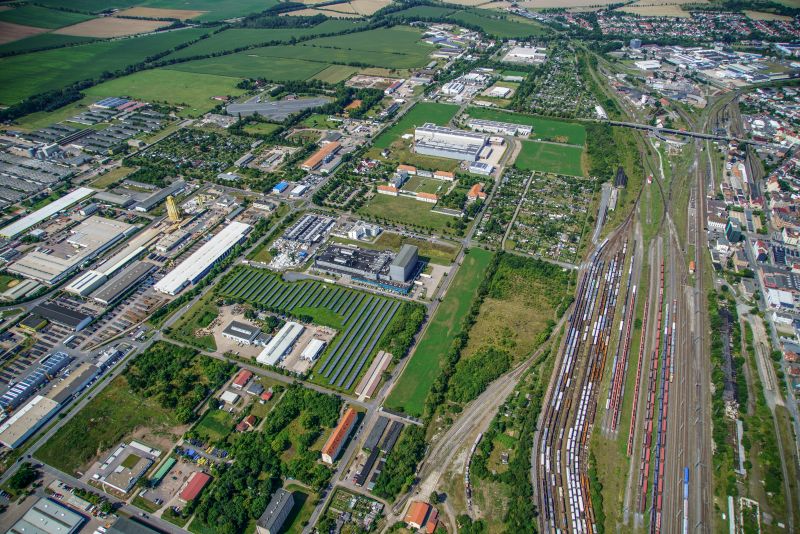 Ansicht Industrie- und Gewerbegebiet Darrweg