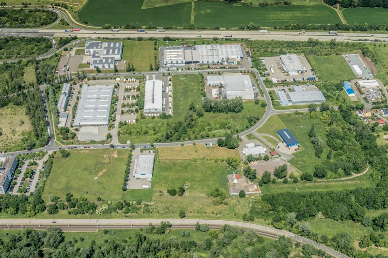 Ansicht Industrie- und Gewerbegebiet Gera-Tinz