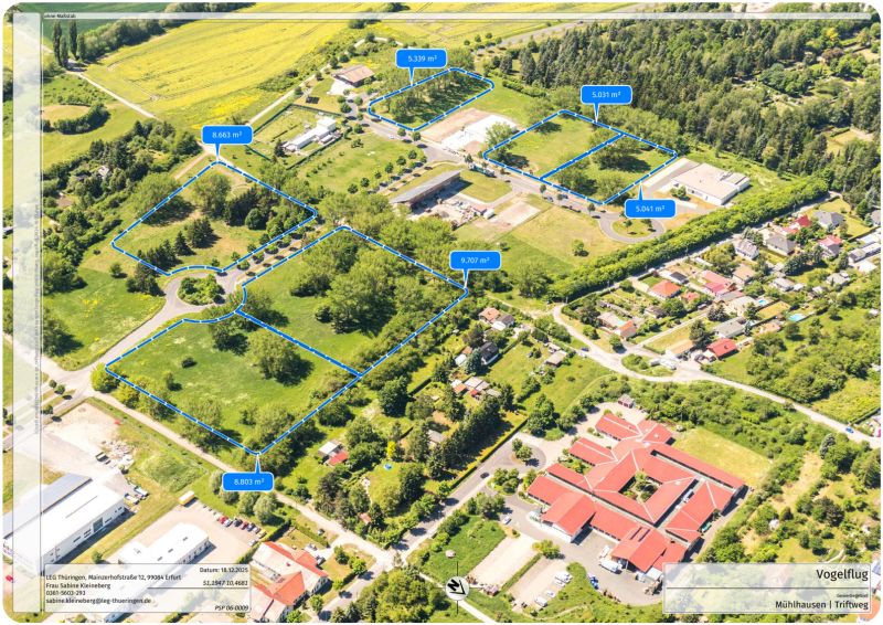 Ansicht Gewerbegebiet "Triftweg"