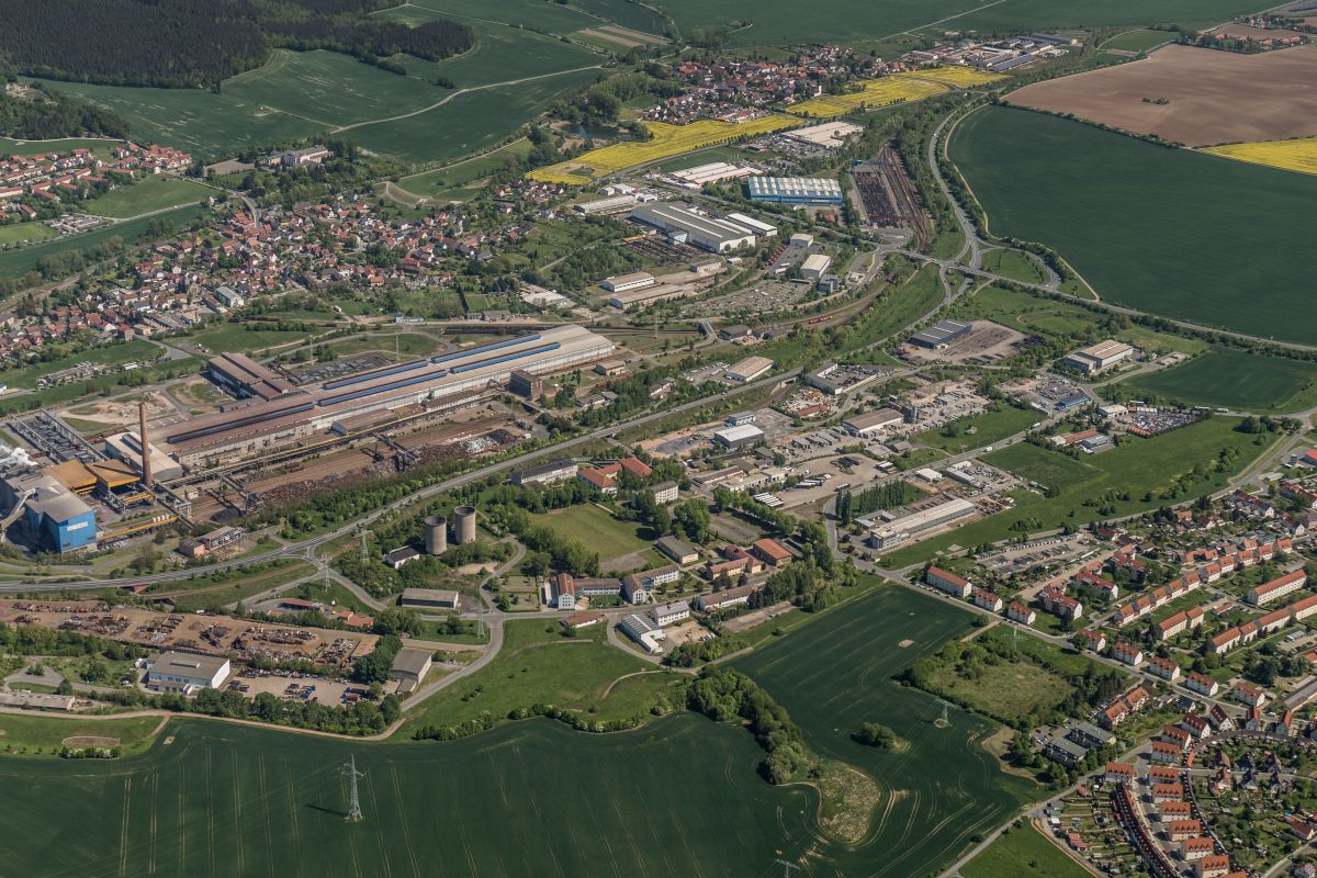 Ansicht Industrie- und Gewerbepark (Maxhütte Unterwellenborn)