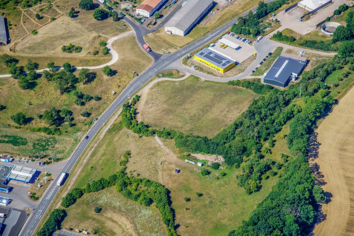 Ansicht Gewerbegebiet West