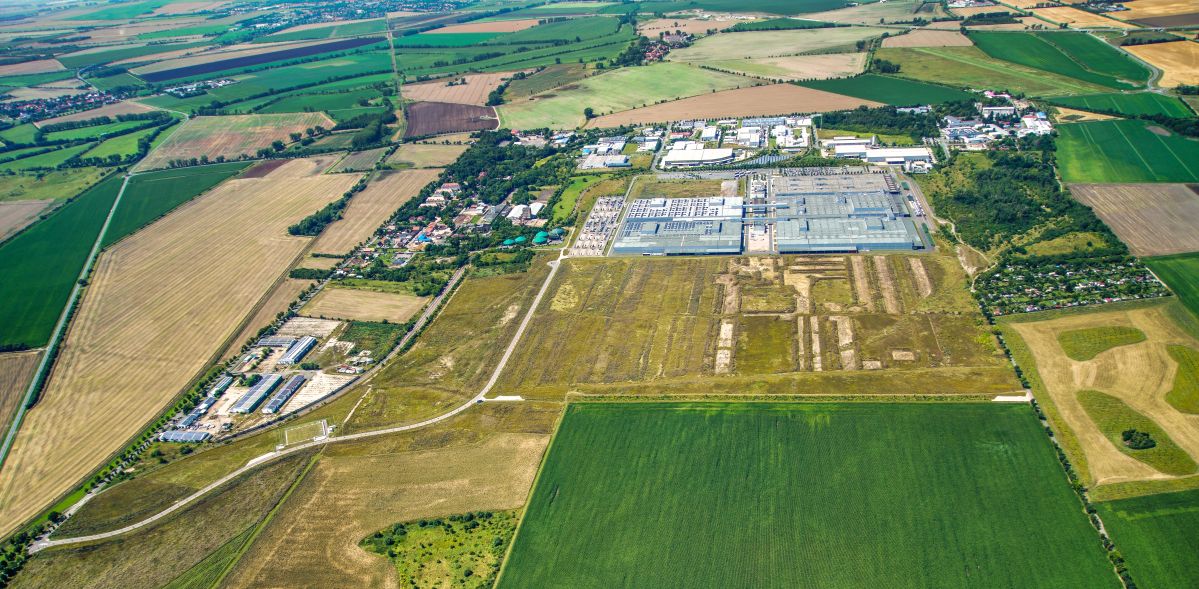 Ansicht Industriegebiet "Kiebitzhöhe" in Kölleda (B-Plan Gebiet 1/02) - verfügbar ab 2027