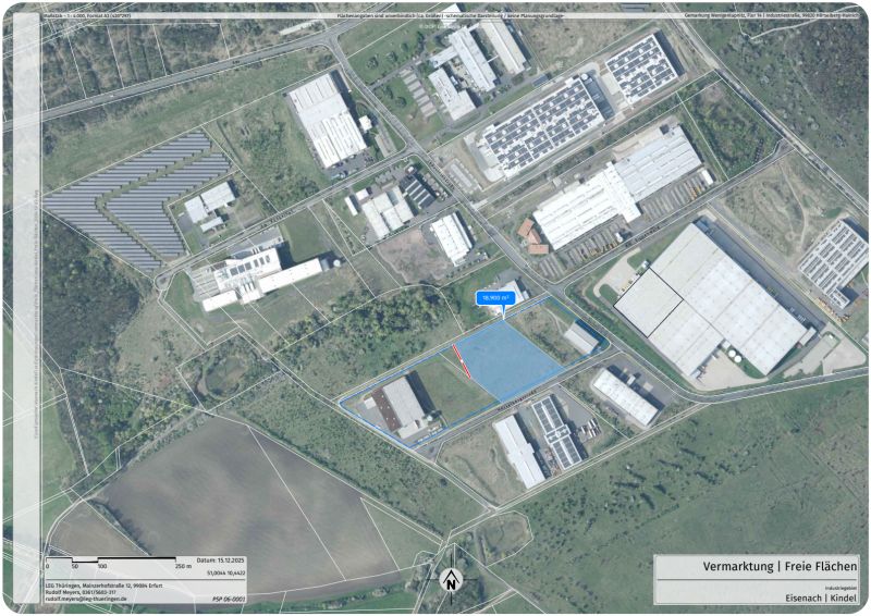 Ansicht Industriegebiet Eisenach-Kindel