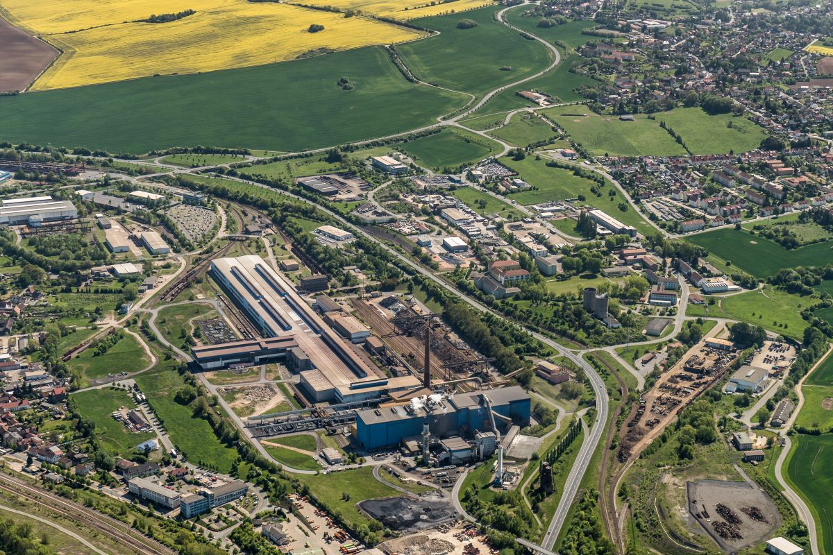 Ansicht Industrie- und Gewerbepark (Maxhütte Unterwellenborn)