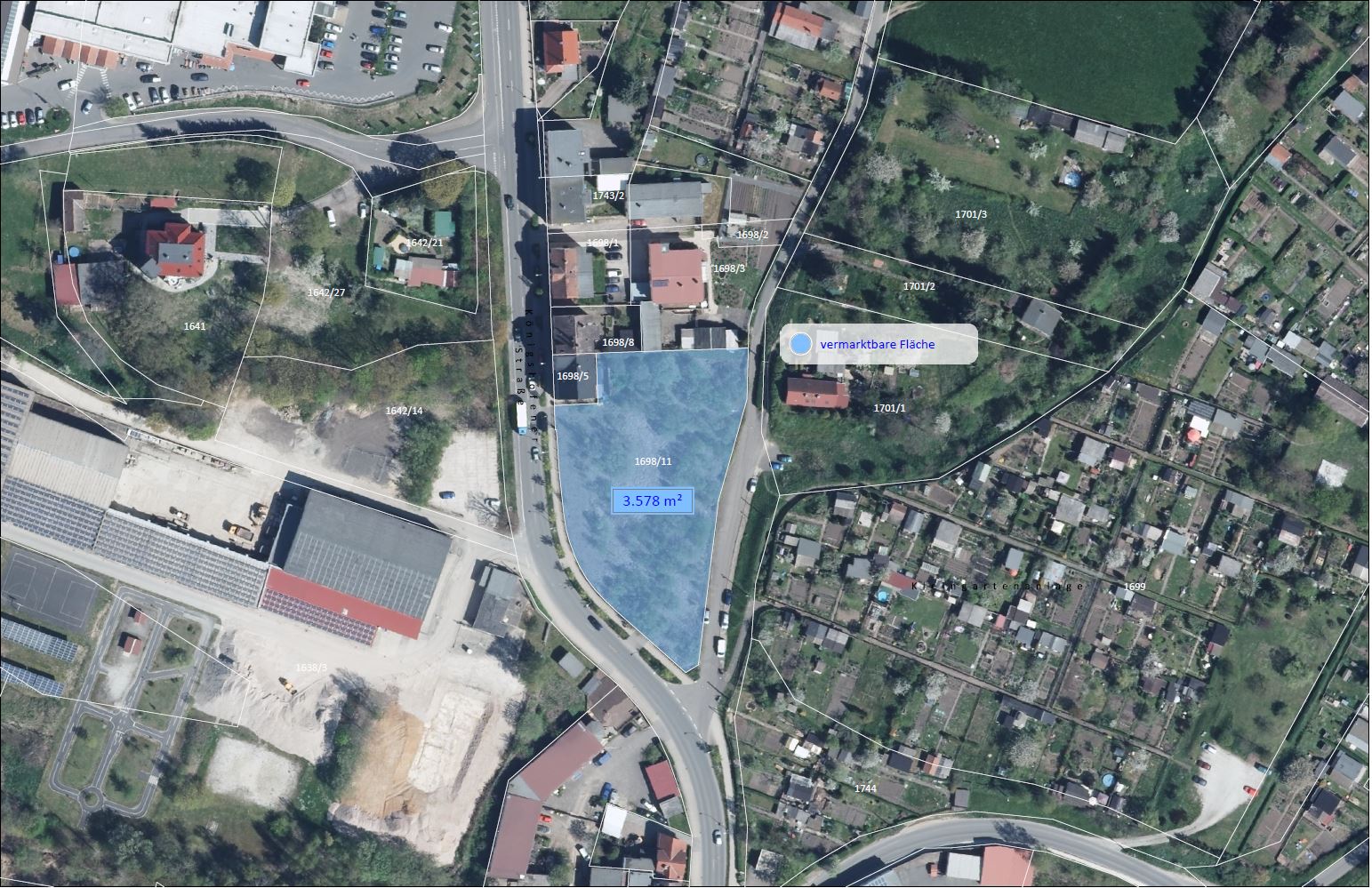 Ansicht Grundstück in Eisenberg