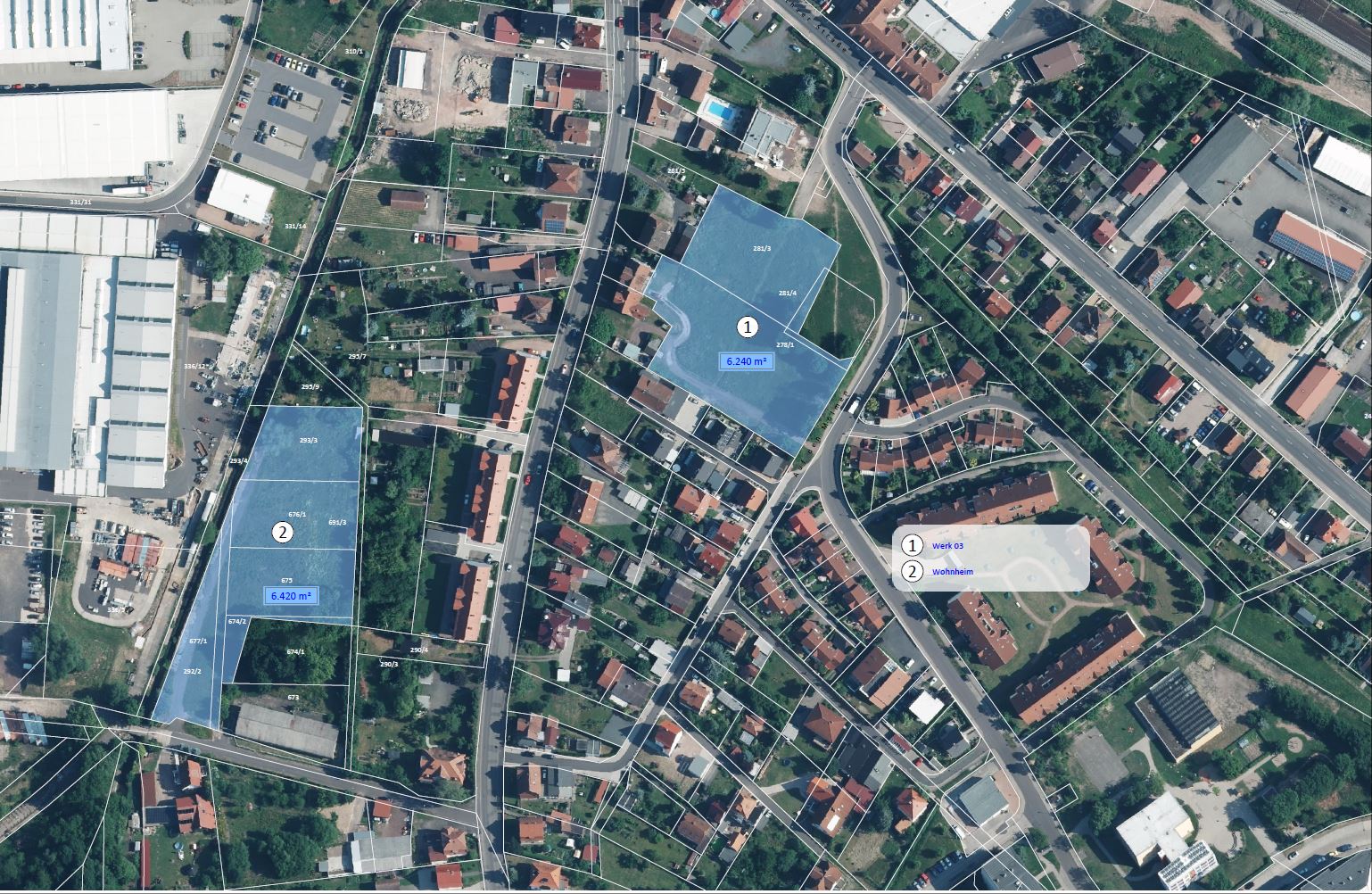 Ansicht Innerörtliche Gewerbeflächen in Wutha-Farnroda