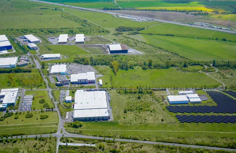 Ansicht Industriegebiet Eisenach-Kindel