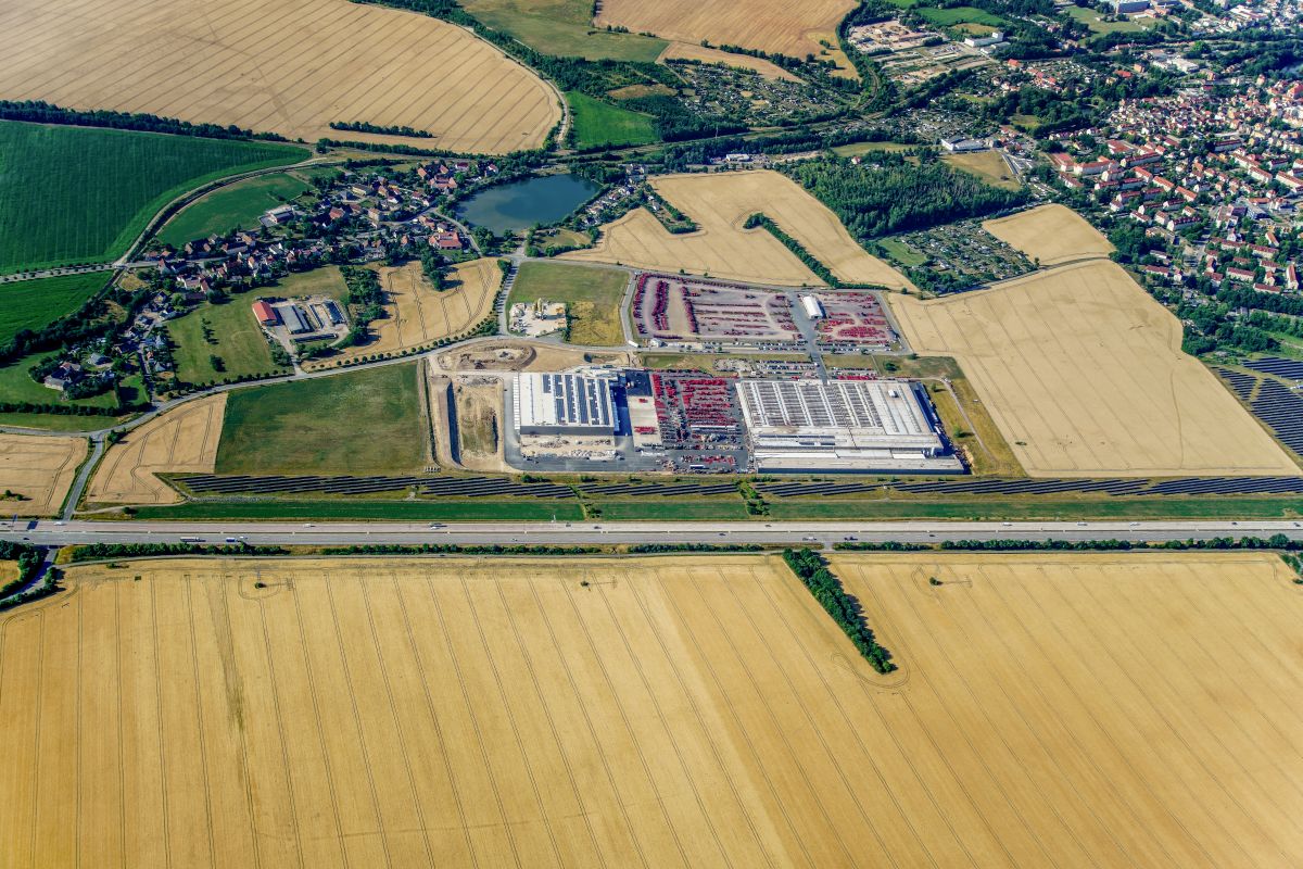 Ansicht Industriegebiet "Ronneburg Ost"