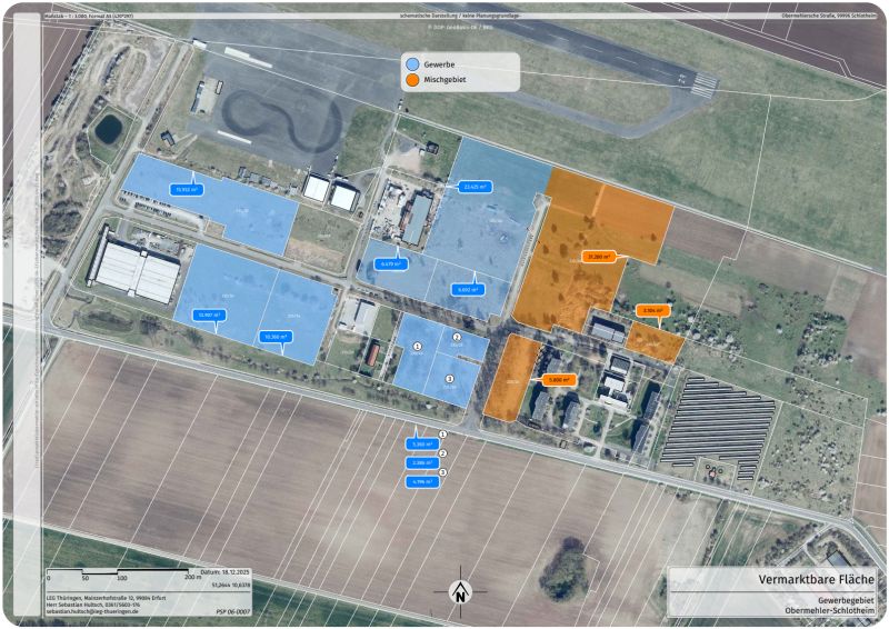 Ansicht Luftverkehrs- und Gewerbezentrum Nordthüringen
