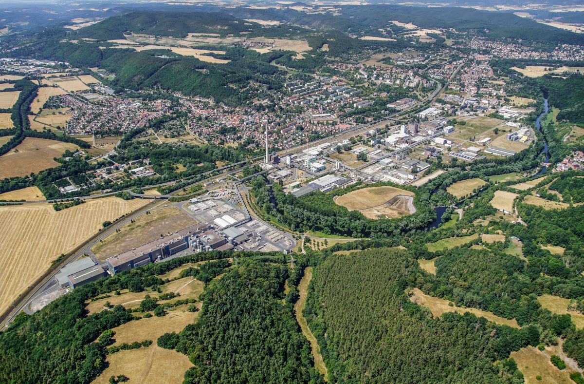 Ansicht Industrie- und Gewerbepark "Rudolstadt-Schwarza"