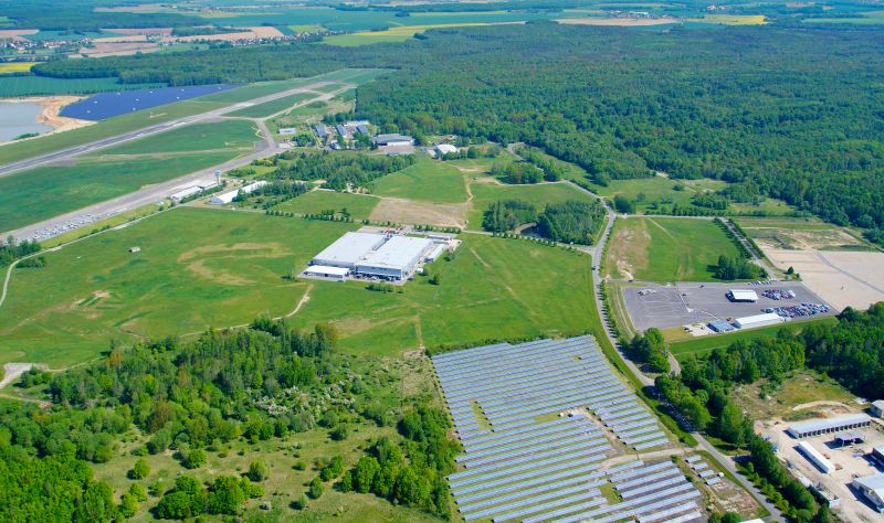 Ansicht Industriepark Nobitz - Am Flughafen