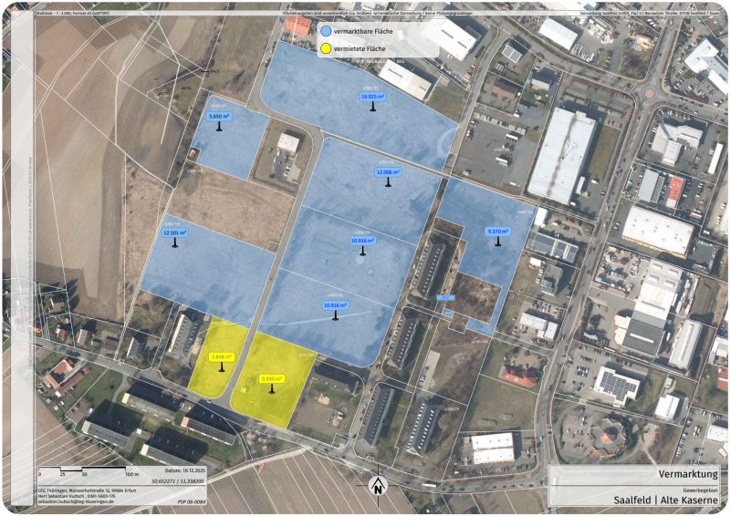 Ansicht Gewerbegebiet "Alte Kaserne"