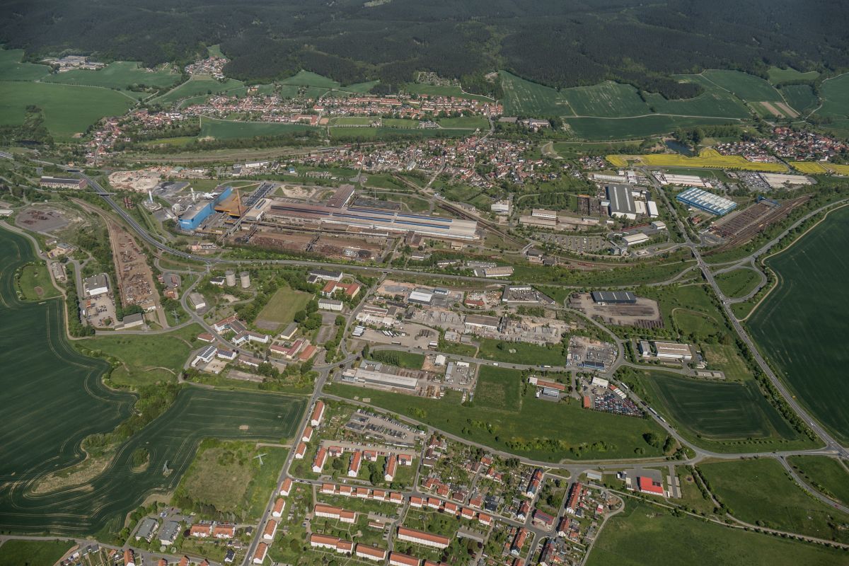 Ansicht Industrie- und Gewerbepark (Maxhütte Unterwellenborn)
