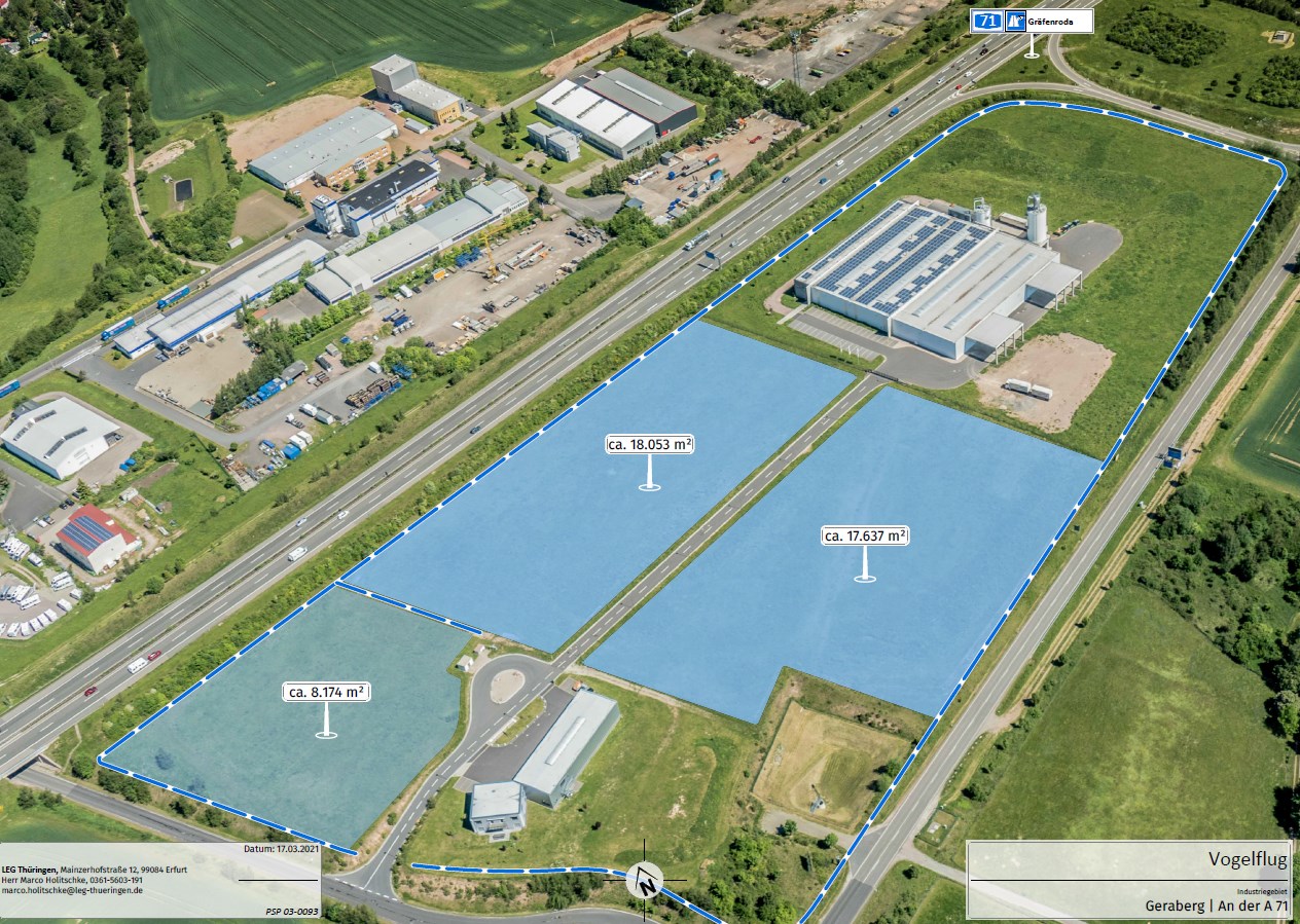 Ansicht Industriegebiet "An der A 71"