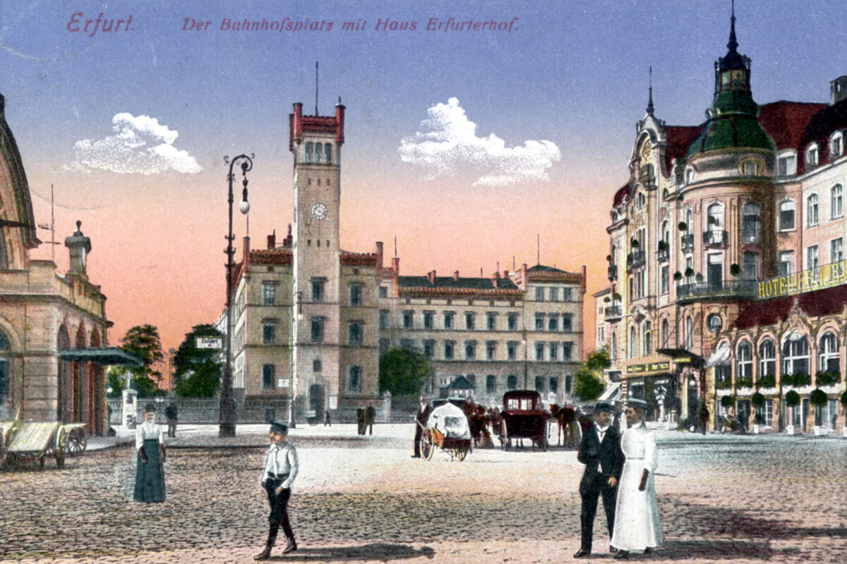 Ansicht Erfurter Hof 1913