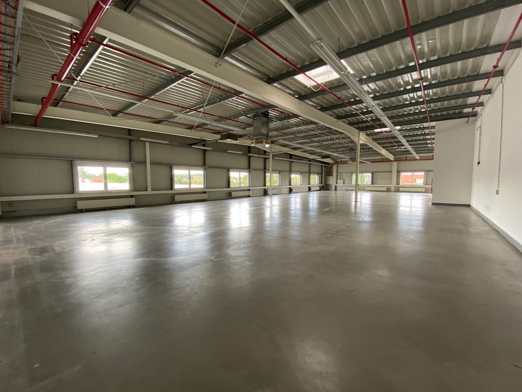 Ansicht Produktionsfläche in der "Alten Ziegelei" Sömmerda