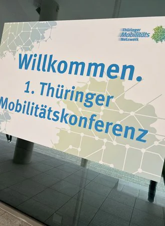 Plakat der 1. Thüringer Mobilitätskonferenz