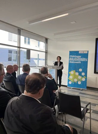 Das Publikum der Konferenz von hinten