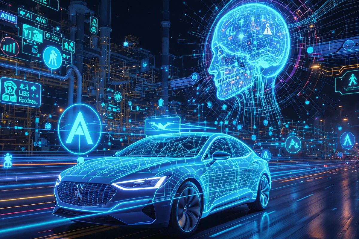 Bildbeschreibung / description: Die Zukunft des Transports ist angekommen, dargestellt durch innovative Fahrzeuge und moderne Technologien.