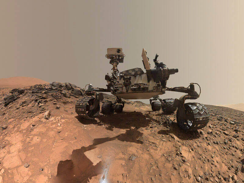 Bildbeschreibung / description: UV-Sensoren und Fotodioden aus Jena sind im NASA Mars Rover „Curiosity“ zu finden
