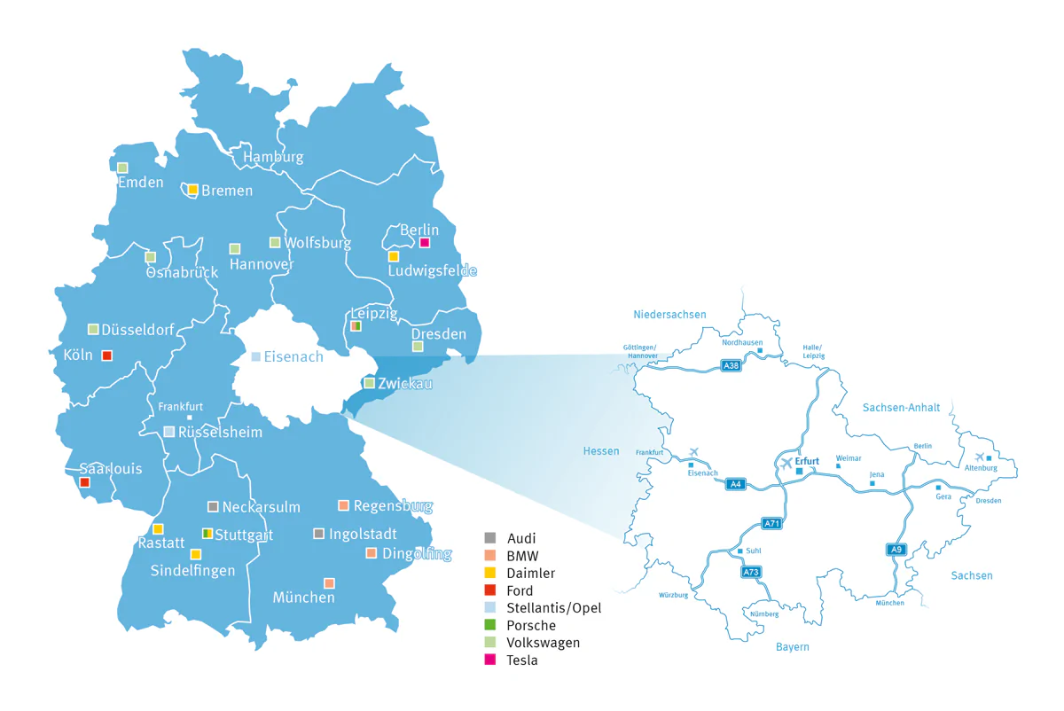 Bildbeschreibung / description: Kurze Wege im Netzwerk