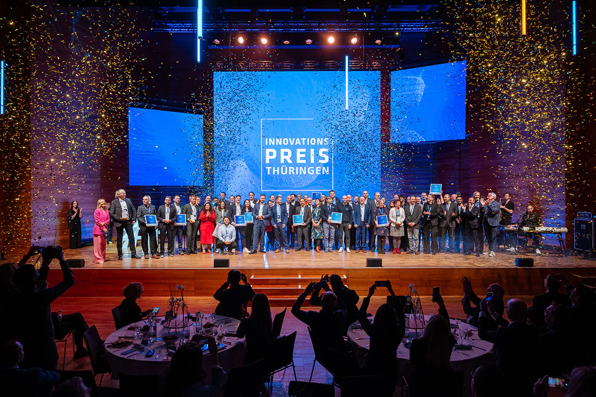 Die glücklichen Gewinner des Innovationspreises Thüringen 2025