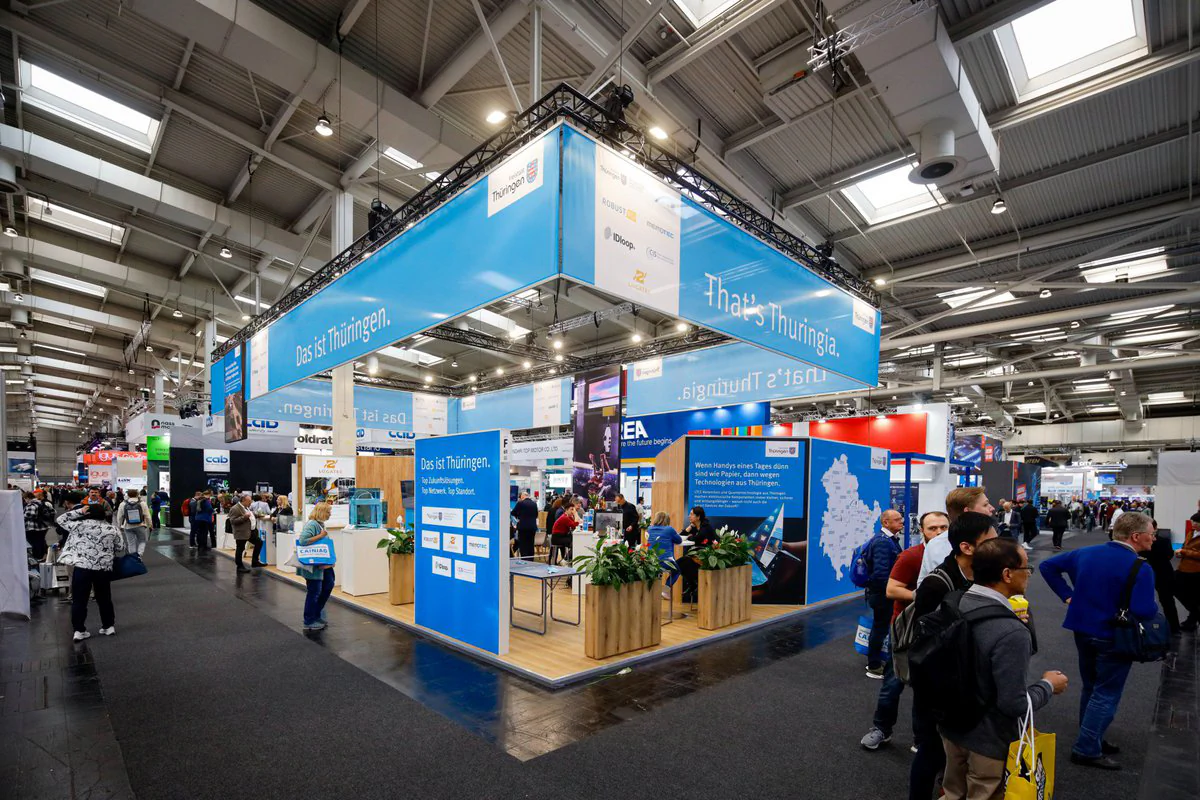 Thüringer Gemeinschaftsstand auf der Hannover Messe 2025.